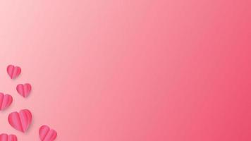 heart, paper heart, heart pattern background in pink tones The number of stars in the lower left corner vector