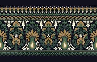 Abstract ethnic geometric pattern background design wallpaper, Indian border. traditional print vector. vector