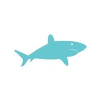 shark icon illustration vector