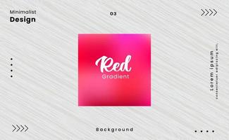 Red color gradient texture. Minimalist design vector background