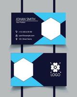 diseño de tarjeta de visita profesional creativa vector