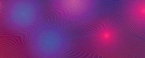 Tech background with abstract wave lines. vector