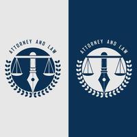 vector de logotipo de justicia con plantilla de eslogan