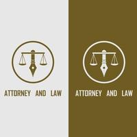 justice logo vector with slogan template