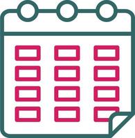 icono de vector de calendario