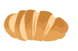 Illustration von Brot mit mehreren Scheiben png