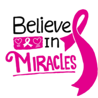 Typography Design About Breast Cancer png