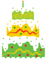 birthday cake decoration element illustration png