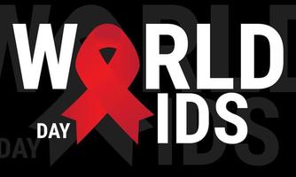 Vector of world aids day symbol.1st December World Aids Day. Red ribbon.banner or poster of world aids day. Vector illustration. Eps10