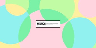 Colorful Abstract Banner Template for Web Design Landing Pages and Printables. Eps10 Vector