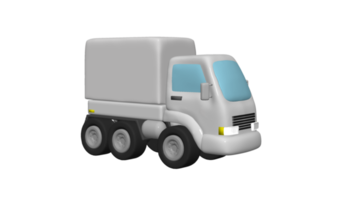 camion de livraison dessin animé 3d png