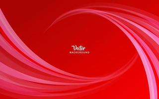 Red Abstract Vector Background. Wave Background. Vector Illustration