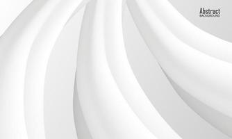 Elegant gradient white abstract background vector