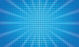 Retro pop art background with dots sunray vector