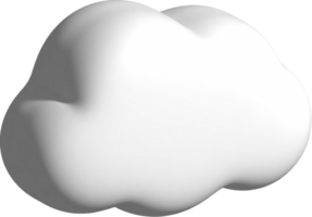 witte 3d wolk png