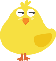 suspicious chick cartoon character crop-out png