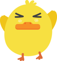 bored duck cartoon character crop-out png