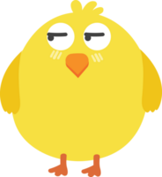 suspicious chick cartoon character crop-out png