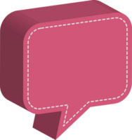 Speech Bubble Crop-out png