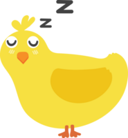 sleepy chick cartoon character crop-out png