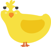 peaceful chick cartoon character crop-out png