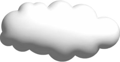 weißer Wolkenausschnitt png