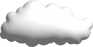 weißer Wolkenausschnitt png