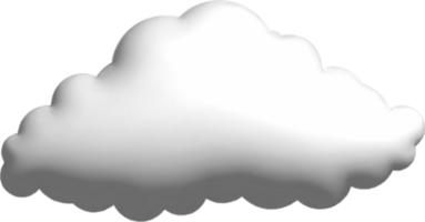 white 3d cloud png