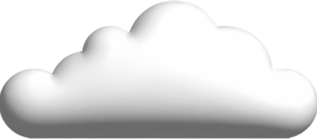 weißer Wolkenausschnitt png