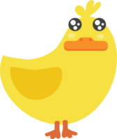 amused duck cartoon character crop-out png