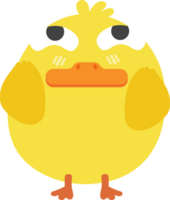 peaceful duck cartoon character crop-out png