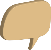 Speech Bubble Crop-out png