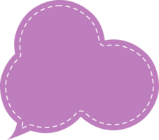 Speech Bubble Cropout png