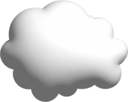 witte 3d wolk png