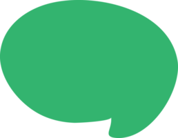 Speech Bubble Crop-out png