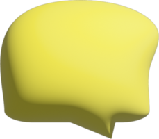 Speech Bubble Crop-out png