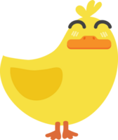 happy duck cartoon character crop-out png