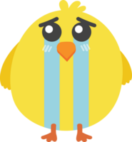 crying chick cartoon character crop-out png