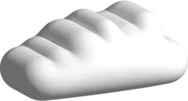 recorte de nube blanca png