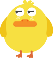 suspicious duck cartoon character crop-out png