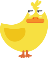 recorte de personaje de dibujos animados de pato sospechoso png