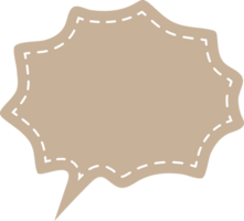 Speech Bubble Cropout png