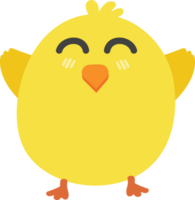Happy Chick Cartoon Charakter Crop-Out png