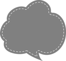 Speech Bubble Cropout png