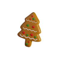 pan de jengibre de navidad 3d png