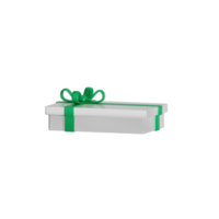 caja de regalo de navidad 3d png