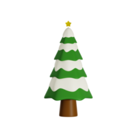 3d kerstboom dennenboom png