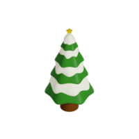 3d Christmas Pine Tree png