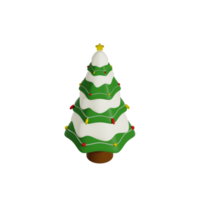 pino de navidad 3d png