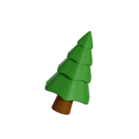 3d Christmas Pine Tree png